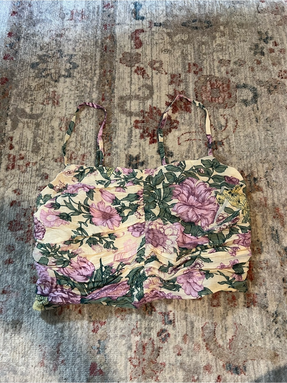 Abercrombie Floral Crop Top